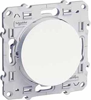 Заглушка, Белый, серия Odace, Schneider Electric